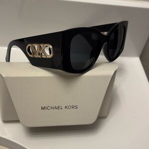 Michael Kors Black and Gold Sunglasses